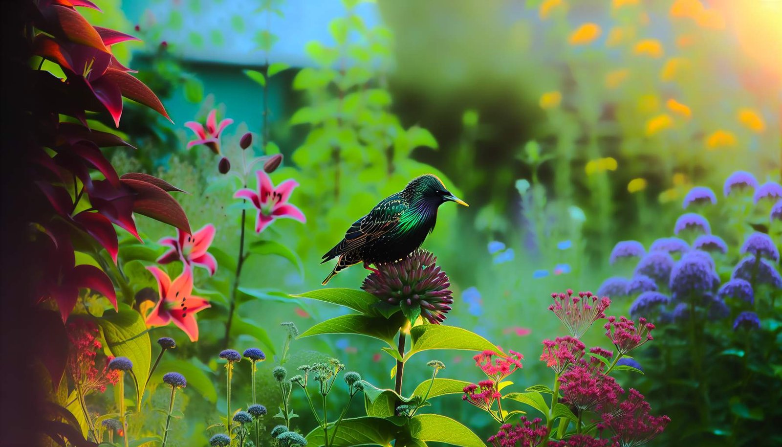 Étourneau dans le jardin : un invité surprenant !